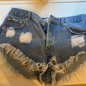 By the way. Jean shorts